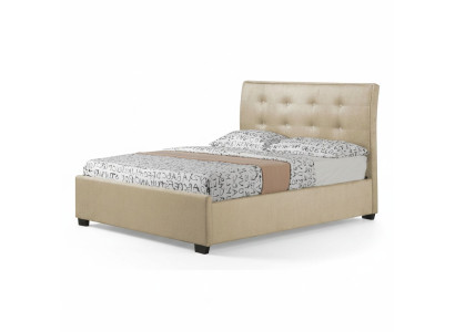 Chesterfield Design Tapizado Inglés Cama Gris Camas 160/180x200 cm Cama Doble