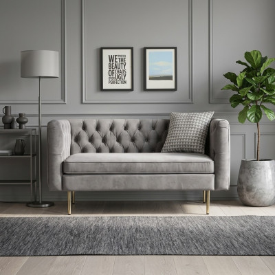 Cama doble Chesterfield de diseñador blanco, camas de lujo para dormitorio.