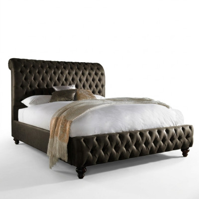Chesterfield Textil Cama Dormitorio Camas Dobles Acolchadas 140/160/180/200 cm