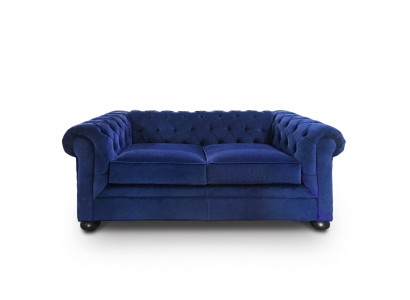 Sofá Chesterfield de lujo de piel con asientos tapizados conjunto de 2 + 1 plazas de sofás nuevo