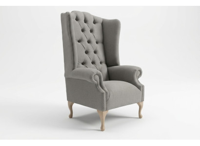 Chesterfield sillón de orejas sofá sillón acolchado silla reposabrazos sala de estar relajación club.