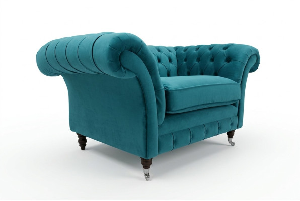 Sofá Chesterfield Sofá Conjunto de tapicería 1,5 plazas Sofás Clásico Individual