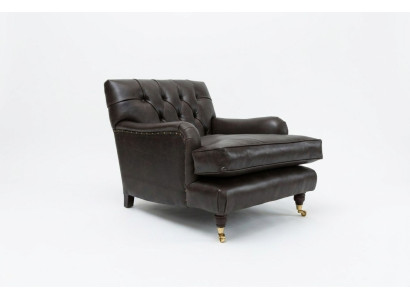 Sofá de diseño Chesterfield Sillón Sofá Tapizado Lujo Textil Sofá de una plaza #299