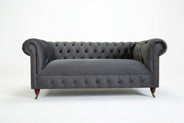 sofá clásico de salón Chesterfield muebles sofá asiento acolchado sofás de sofá