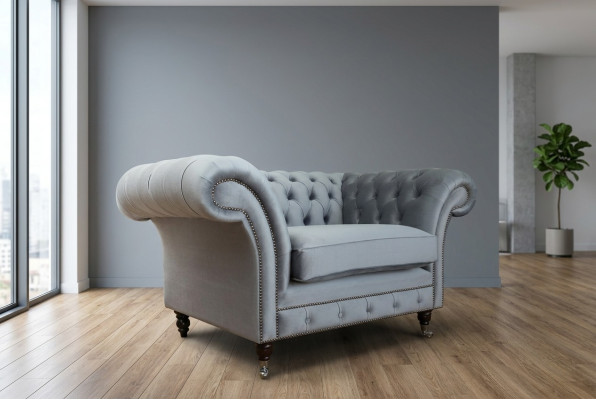 Sofá Chesterfield Sofá Conjunto de tapizados 1,5 plazas Sofás Clásicos Individuales