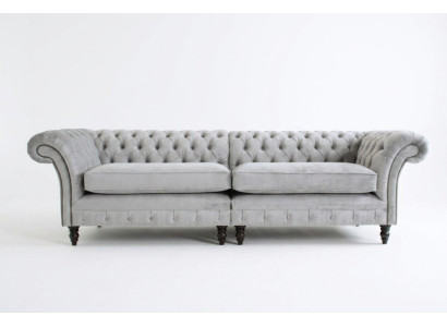 Sofá de tela Chesterfield de alta calidad a precios bajos, nuevo en sofás de microfibra.