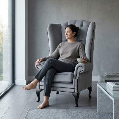 Sofá Chesterfield Silla Sofá Sillón Salón de TV Salón Relax Diseñador Sala de estar