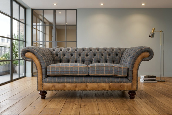 Chesterfield muebles clásico sofá de sala de estar sofá asiento acolchado sofás sofás