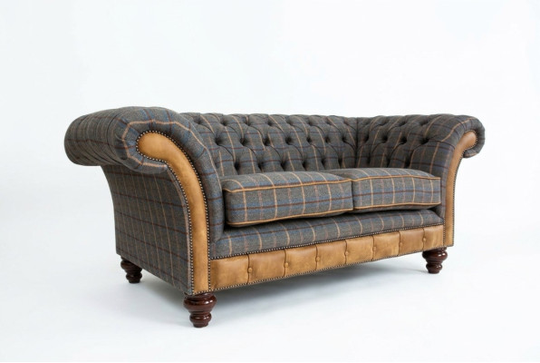 Chesterfield muebles clásico sofá de sala de estar sofá asiento acolchado sofás sofás