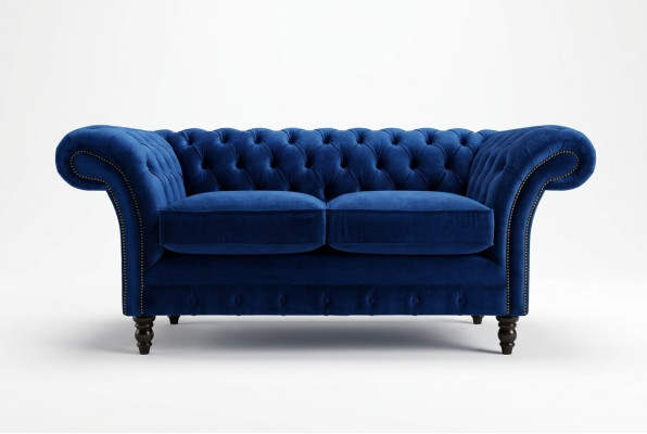Sofá Chesterfield de 2 plazas Tapizado Sofás de diseñador Conjunto de sofás de dos plazas