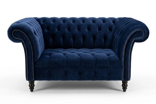 Sofá Chesterfield Sofá Conjunto de Tapices 1,5 Plazas Sofás Clásico Individual