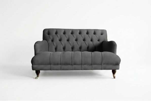 Sofá Chesterfield de 2 plazas, sofás tapizados, cojines, conjuntos de asientos tapizados nuevos.