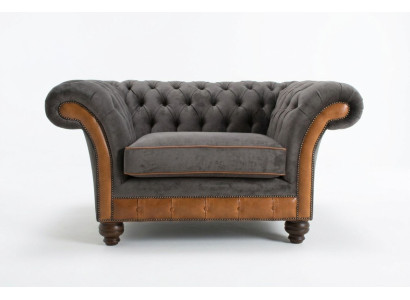 Sillón individual Club de TV Sofá Chesterfield original de Inglaterra Muebles nuevos