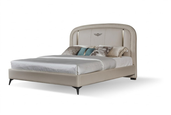 Cama de diseño de lujo acolchada para hotel doble decoración camas 180x200cm dormitorio de dormir