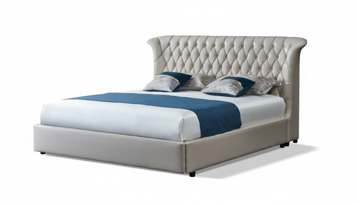 Cama tapizada camas cama tapizada diseñador de hotel Chesterfield diseño de lujo