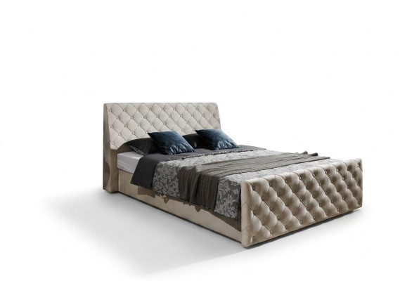 Cama Chesterfield cama cuero 180x200cm cabecera matrimonio diseño cuero muebles de hotel.
