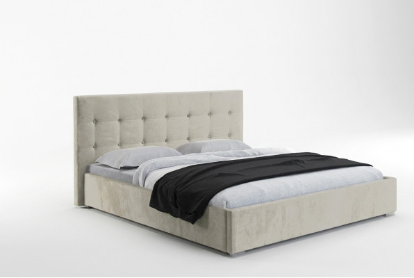 Beige 160x200 cama dormitorio camas textil cuero hotel lujo tapizado grande nuevo