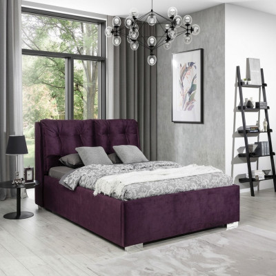 Diseño de cama de lujo Lujo Camas Textiles Dormitorio moderno 140/160/180/200