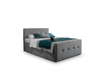 Chesterfield cama cama tapizada cama doble camas xxl diseño de lujo somier