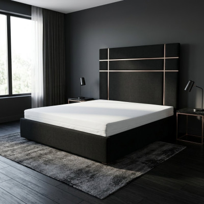 Hotel doble piel textil cama dormitorio tapizado camas de lujo diseño moderno