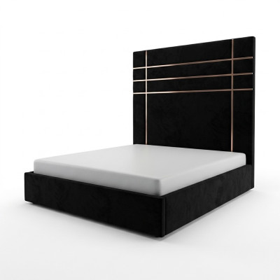Hotel doble piel textil cama dormitorio tapizado camas de lujo diseño moderno