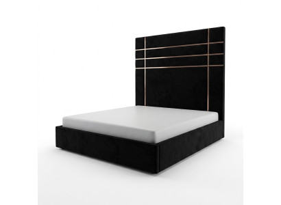 Hotel doble piel textil cama dormitorio tapizado camas de lujo diseño moderno
