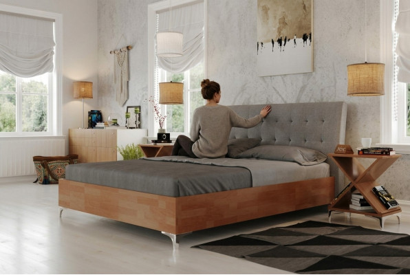 Cama acolchada de diseño de lujo doble cama de hotel matrimonial 160x200cm dormitorio de cuero