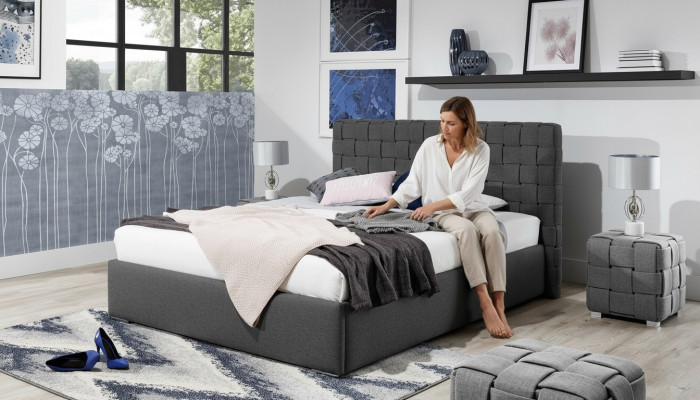 Diseño de cama de lujo de alta gama Ropa de cama de lujo Moderno dormitorio 140/160/180 Nuevo 130