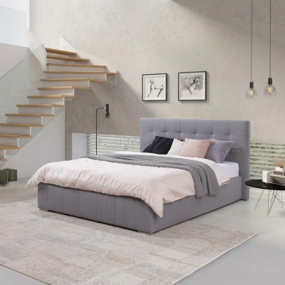 Estructuras de cama Cama Dormitorio Camas Textil Cuero Hotel Lujo Tapicería Diseño