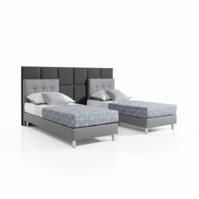Cama tapizada Diseño Lujo Doble Hotel Camas Dormitorio Matrimonio Nuevo 180x200cm.