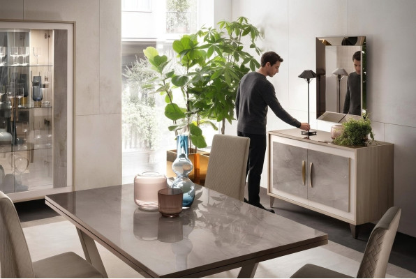 Mueble de diseño cómoda de madera armario decorativo cómodas muebles italianos.