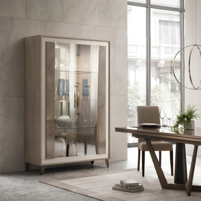 Cómoda Vitrina Cómodas Vitrinas Armario de vidrio Diseñador de muebles Armarios