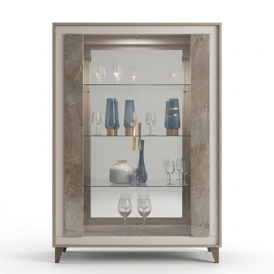 Cómoda Vitrina Cómodas Vitrinas Armario de vidrio Diseñador de muebles Armarios