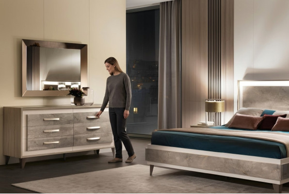 Cómoda de diseñador Tablero bajo de sala de estar de lujo de vestidor de aparador