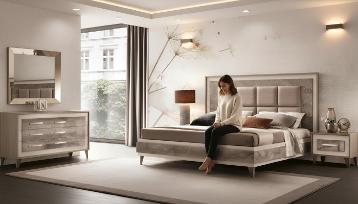 Lujo dormitorio cama cama doble moderna madera terciopelo camas tapizadas nueva lujo