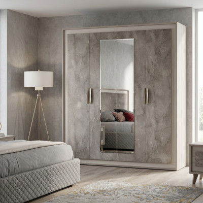 Armario de ropa de lujo Armarios de ropa Vivienda Armarios Muebles de madera italianos