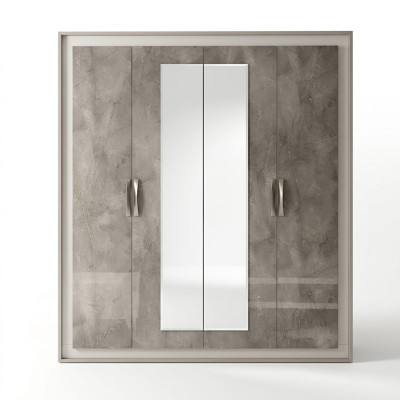Armario de ropa de lujo Armarios de ropa Vivienda Armarios Muebles de madera italianos