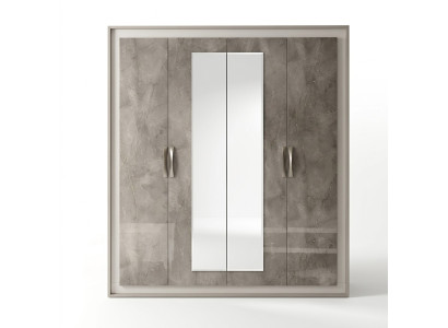 Armario de ropa de lujo Armarios de ropa Vivienda Armarios Muebles de madera italianos