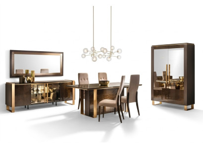 Mesa de comedor Grupo de mesas Comedor Madera Sala de estar Conjunto de muebles Diseño Sillas