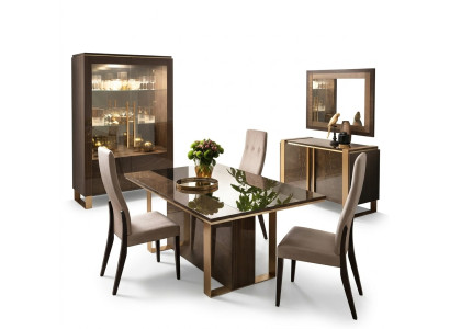 Mesa de comedor Conjunto de comedor Grupo de comedor Mesa clásica 5 piezas Set Silla 4x sillas