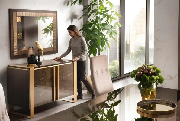Cómoda, diseño de aparador, mesa baja, armario, decoración de sala de estar, estante.