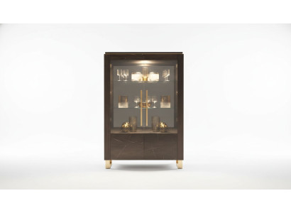 Vitrina clásica armario mueble de sala vitrina estante armarios