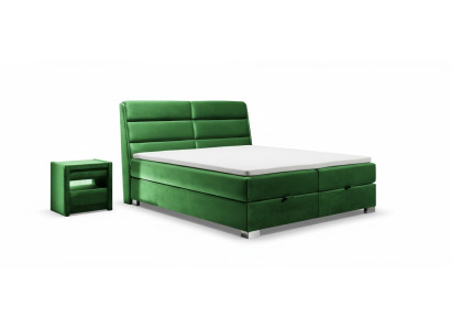 Cama 2x mesita de noche 3 piezas. Dormitorio set de lujo Diseño Muebles Modernos Camas Nuevas
