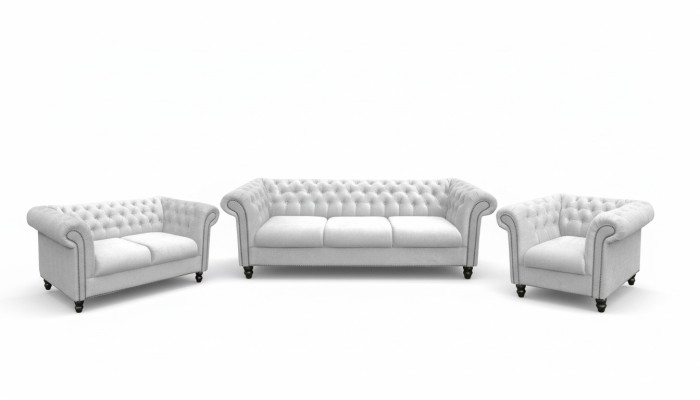Sofá de tres plazas de tela para sala de estar, blanco, diseño de sofá de tela de terciopelo grande xxl.