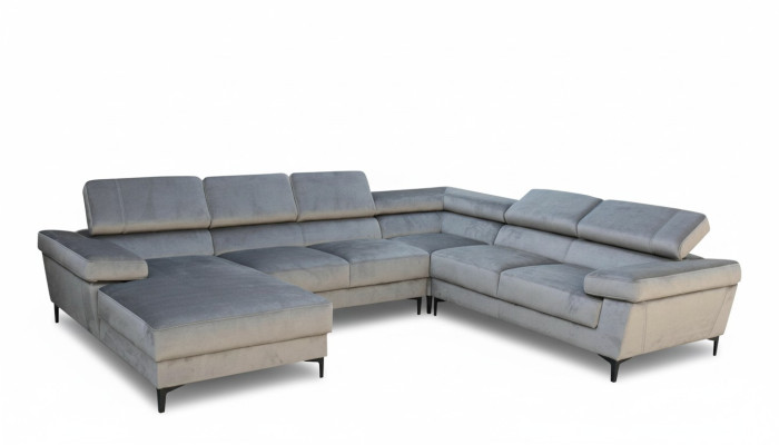 Sofá esquinero en forma de U, sofá de salón seccional, tapizado en tela, conjunto de esquina, sofás, nuevos.