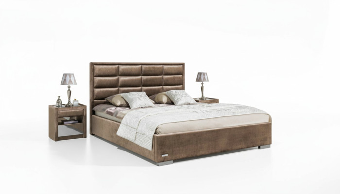 Textil de cama diseño de dormitorio muebles modernos de lujo camas acolchadas nuevo.