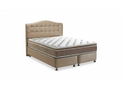 Cama de cuero 2x Mesita de noche 3 piezas. Juego de dormitorio Muebles Moderno de Lujo Camas Nuevas