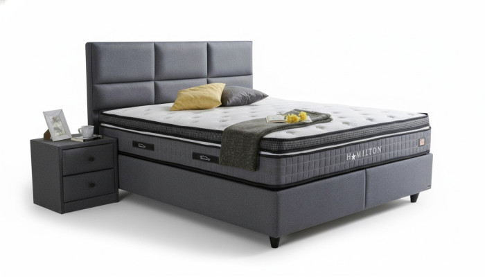 Estructura de cama de tela de lujo moderna para la cama de diseño de dormitorio.