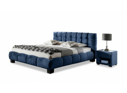 Juego de muebles de dormitorio moderno de lujo con 2 mesitas de noche