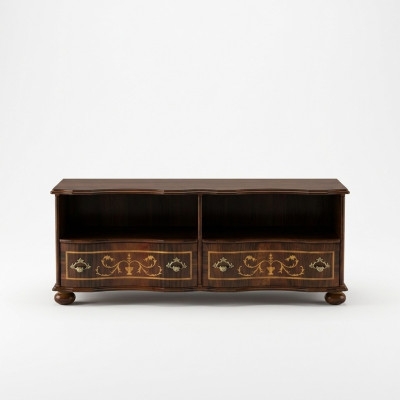Mueble de televisión bajo RTV Lowboard Armario de madera Mesa de televisión Muebles italianos nuevos
